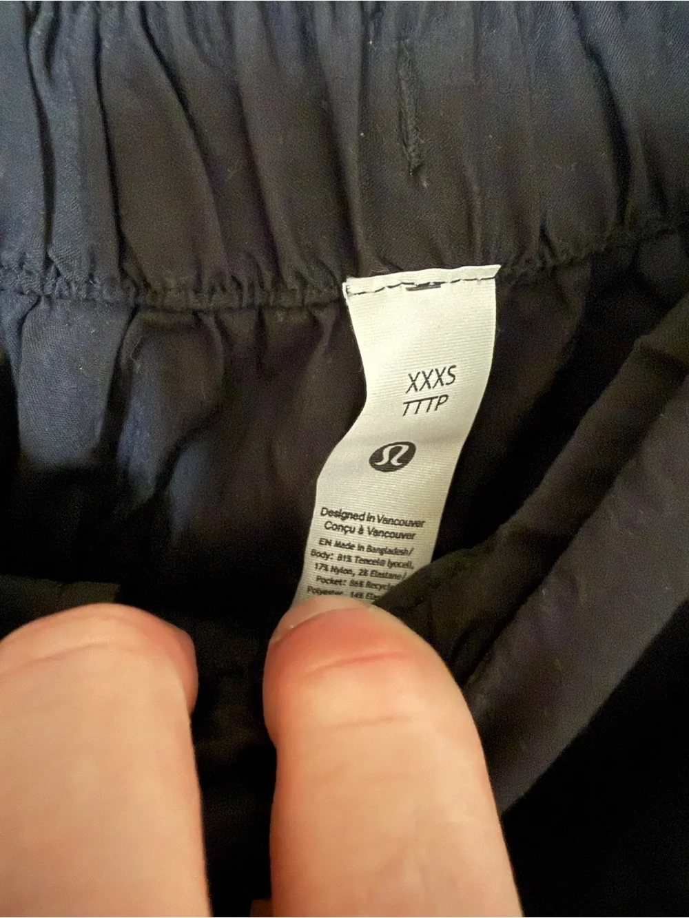 NWOT lululemon athletica Black Cargo Jogger Pants